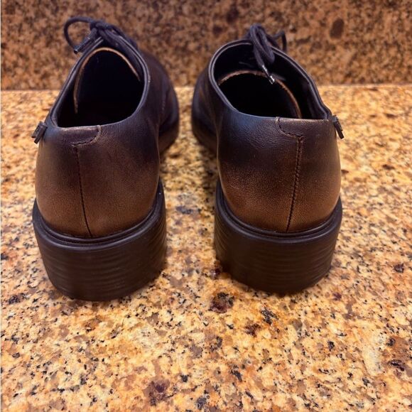 Camper Men\'s Dean Dress Casual Derby Shoes Size 42 US 9 Black Brown Leather VGUC main image 10